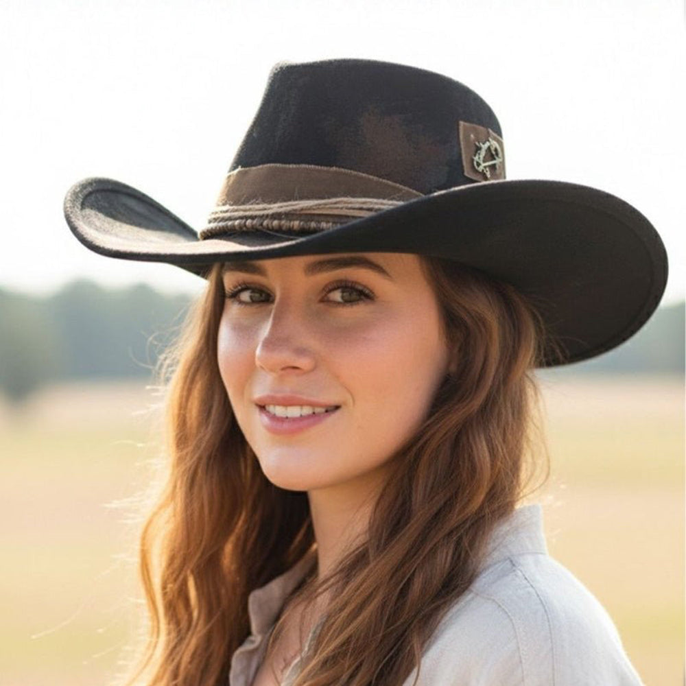 Black Shadow Vintage Hat