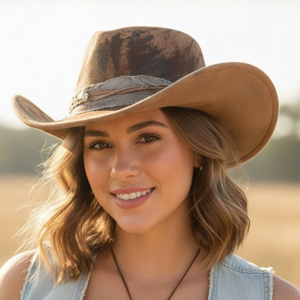 Desert Taupe Vintage Hat