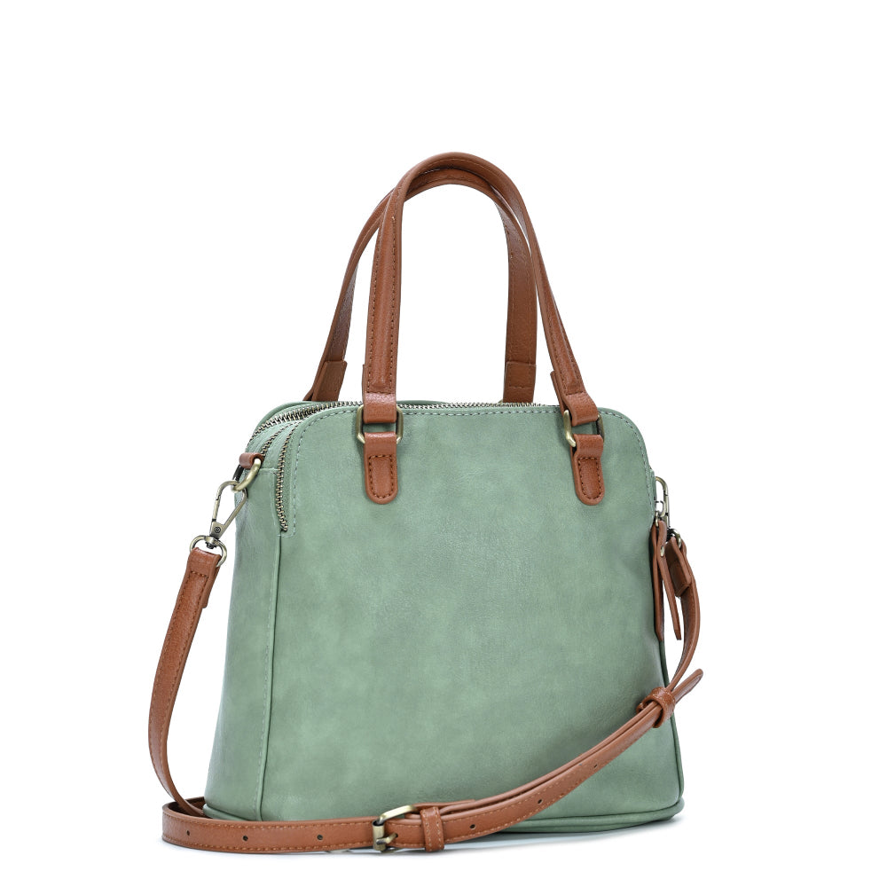 Meadow Satchel Bag - Moss